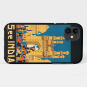 India Travel Poster iPhone case (Achterkant (horizontaal))