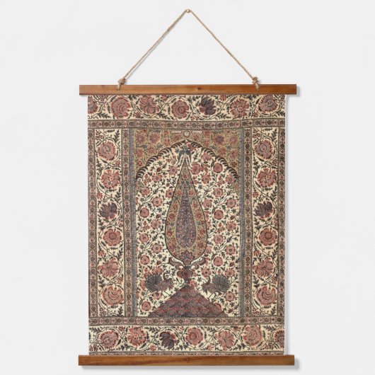 India Tree, Peacocks en Floral Design Hangend Wandkleed (Voorkant)