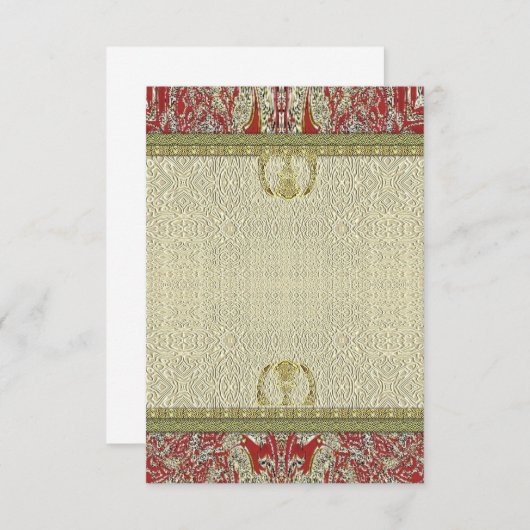India viering Hindoe bruiloft uitnodiging (Voorkant / Achterkant)