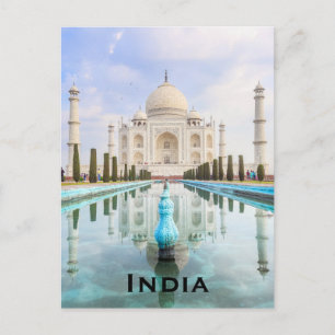 India Vintage Travel Tourism Toevoegen Briefkaart