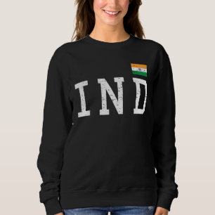 India vlag in Tricolor met Ashoka Chakra desi Indi Trui