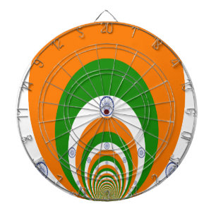 India Vlag Kaleidoscoop: Eindeloze Eenheid & Patri Dartbord