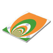 India Vlag Kaleidoscoop: Eindeloze Eenheid & Patri Notitieblok (Gedraaid)