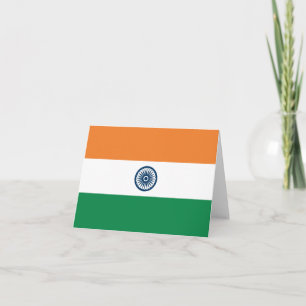 India Vlag Notitiekaart
