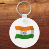 India Vlag Sleutelhanger (Voorkant)
