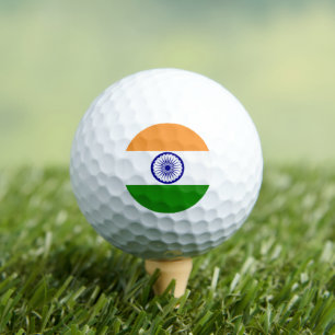 INDIA: vlag van India Golfballen