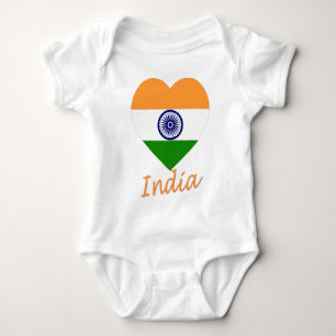 India - Vlaggenhart Romper
