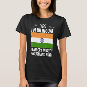 India voor India vakantieganger India Reiziger en T-shirt
