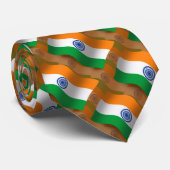 India Waving Flag Stropdas (Opgerold)