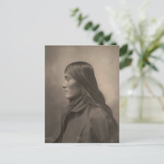  indiaan : Bartelda, Apache - Briefkaart (Staand voorkant)