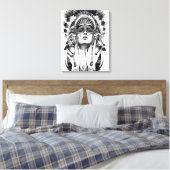 Indiaan Canvas Afdruk (Insitu (Slaapkamer))
