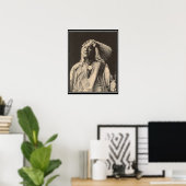 indiaan : hoog Beer , Sioux - Poster (Thuiskantoor)