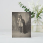  indiaan : Six Toes, Kiowa - Briefkaart (Staand voorkant)