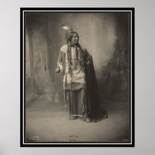  indiaan : Six Toes, Kiowa - Poster