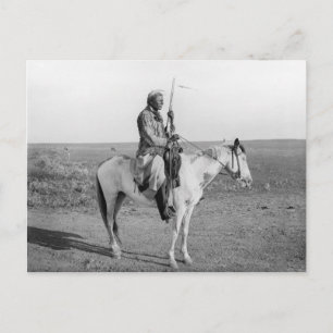 Indiaan te paard, 1907 briefkaart