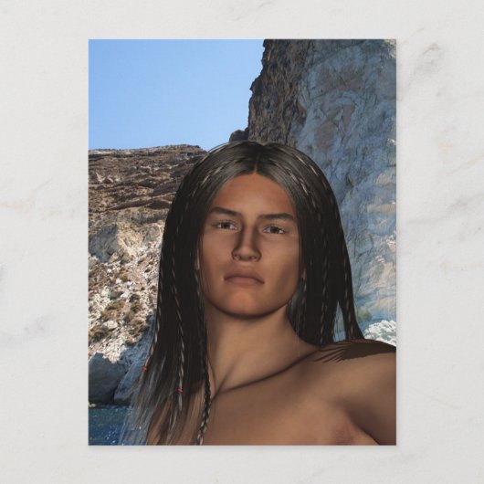 Indiaans Briefkaart (Voorkant)