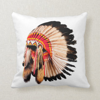 indiaans hoofdadres ( indian chi ) kussen