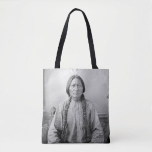 Indiaans icoon: Lakota leider Sitting Bull Draagtas