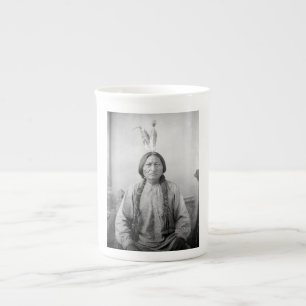 Indiaans icoon: Lakota leider Sitting Bull Porselein Kop