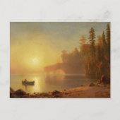 Indiaans kanaal door Albert Bierstadt Briefkaart (Voorkant)