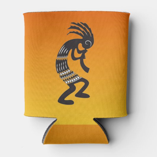 Indiaans Kokopelli symbool Blikjeskoeler (Voorkant)