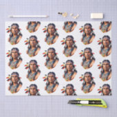 Indiaans Man Tissuepapier (Craft)