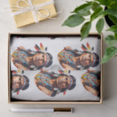 Indiaans Man Tissuepapier (Geschenk)