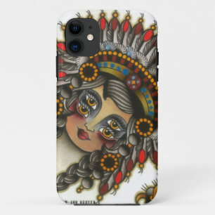 indiaans meisje 3 iPhone 11 hoesje