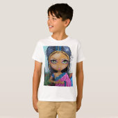 indiaans meisje t-shirt (Voorkant volledig)