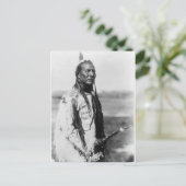 Indiaans  portret briefkaart (Staand voorkant)