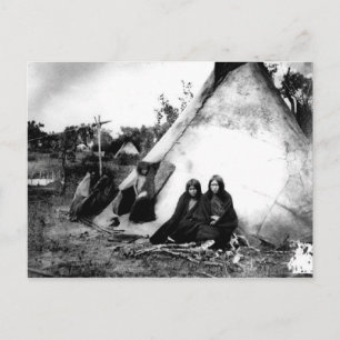 Indiaans  portret briefkaart