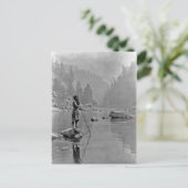 Indiaans  portret briefkaart (Staand voorkant)