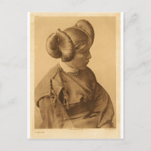 Indiaans portret briefkaart