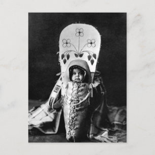 Indiaans portret briefkaart