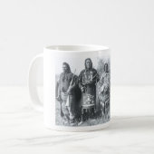 Indiaans  portret koffiemok (Voorkant links)