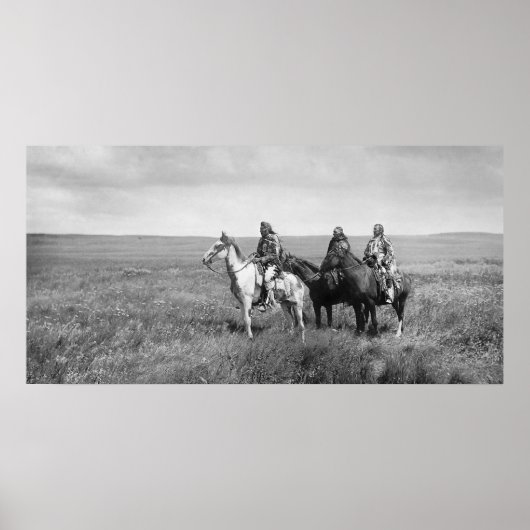 Indiaans portret poster (Voorkant)