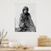 Indiaans  portret poster (Keuken)