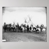 Indiaans portret poster (Voorkant)