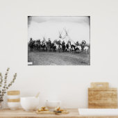 Indiaans portret poster (Keuken)