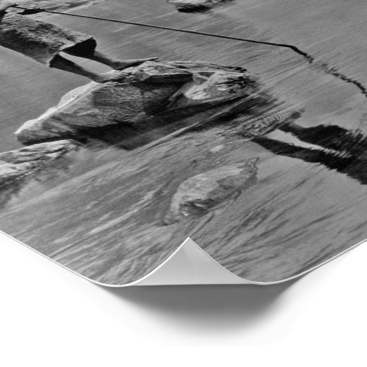 Indiaans portret poster (Hoek)