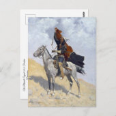 Indiaanse Apache krijger Briefkaart (Voorkant / Achterkant)