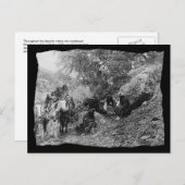 Indiaanse Apache Storytelling Briefkaart (Voorkant / Achterkant)