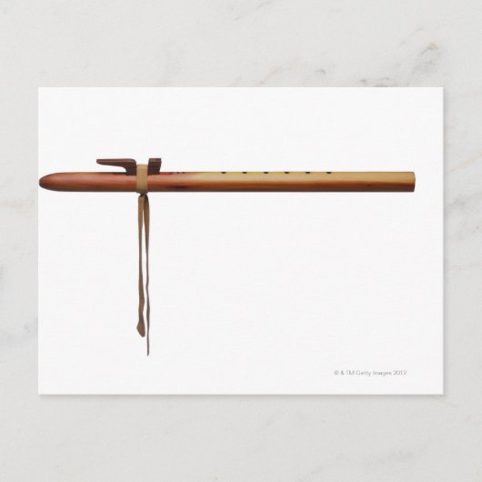 Indiaanse cederfluit briefkaart (Voorkant)