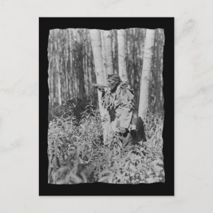 Indiaanse Cree Briefkaart