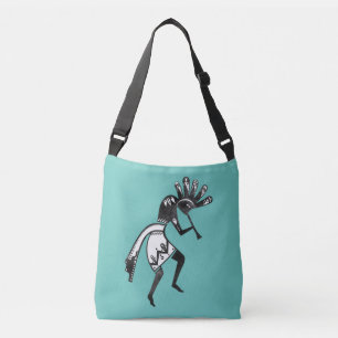 Indiaanse cultuur - Dansk Kokopelli 1 Crossbody Tas