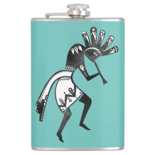 Indiaanse cultuur - Dansk Kokopelli 1 Heupfles