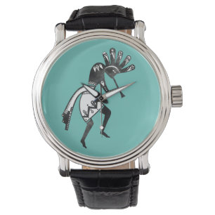 Indiaanse cultuur - Dansk Kokopelli 1 Horloge