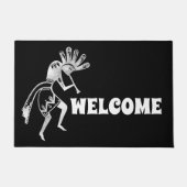 Indiaanse cultuur - Dansk Kokopelli 2 Deurmat (Voorkant)