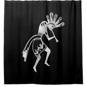 Indiaanse cultuur - Dansk Kokopelli 2 Douchegordijn