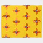 Indiaanse cultuur - Kachina Zia Symbool 2 Fleece Deken (Voorkant (Horizontaal))